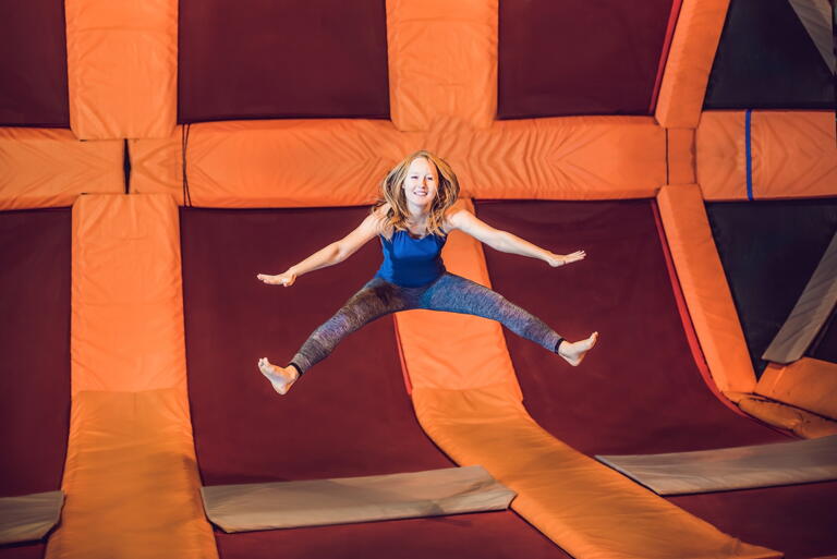 Trampolinpark für Studenten