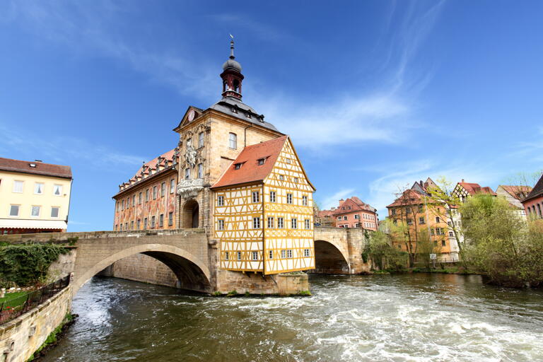 Das alte Rathaus in Bamberg